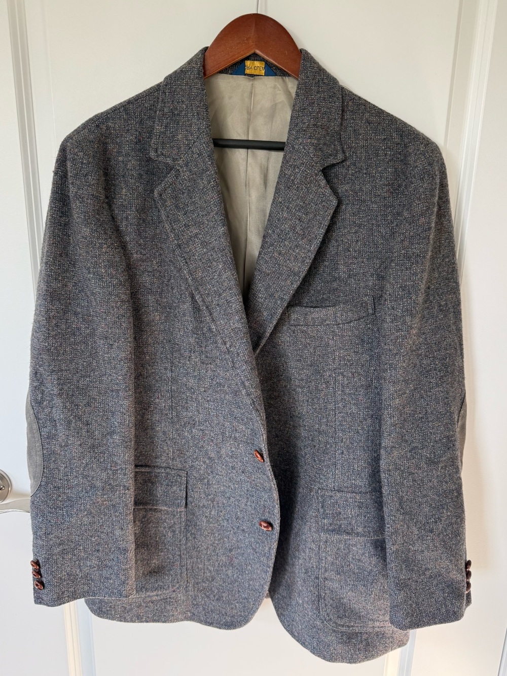 Pendleton Vintage Elbow Patch Blazer Jacket Size 44